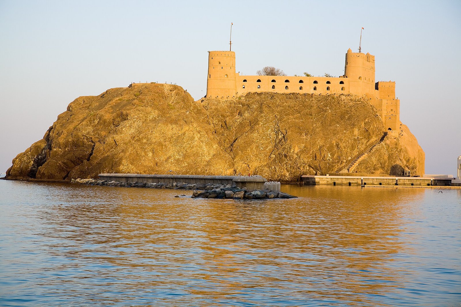 Forts of Old Muscat harbour